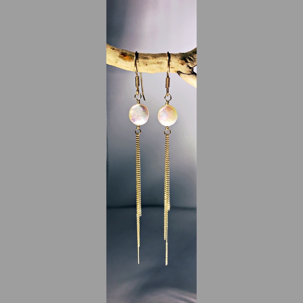 Fresh water Pearls coin shape